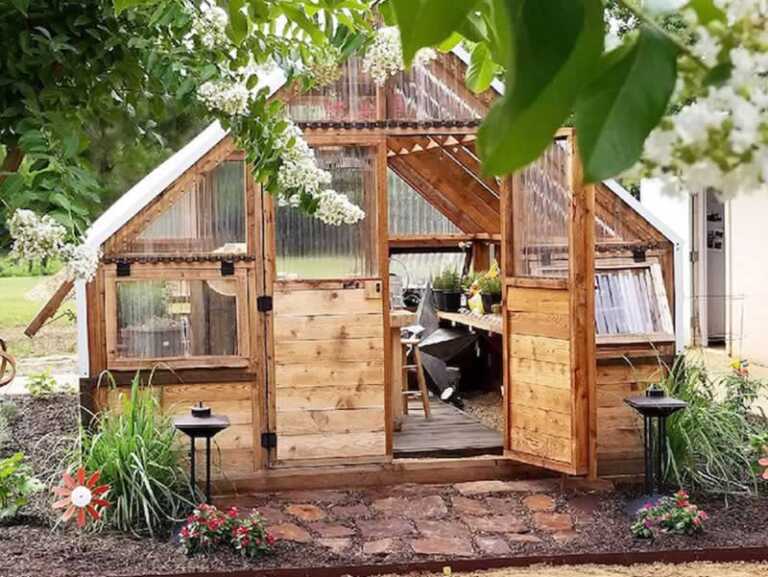 Backyard greenhouse