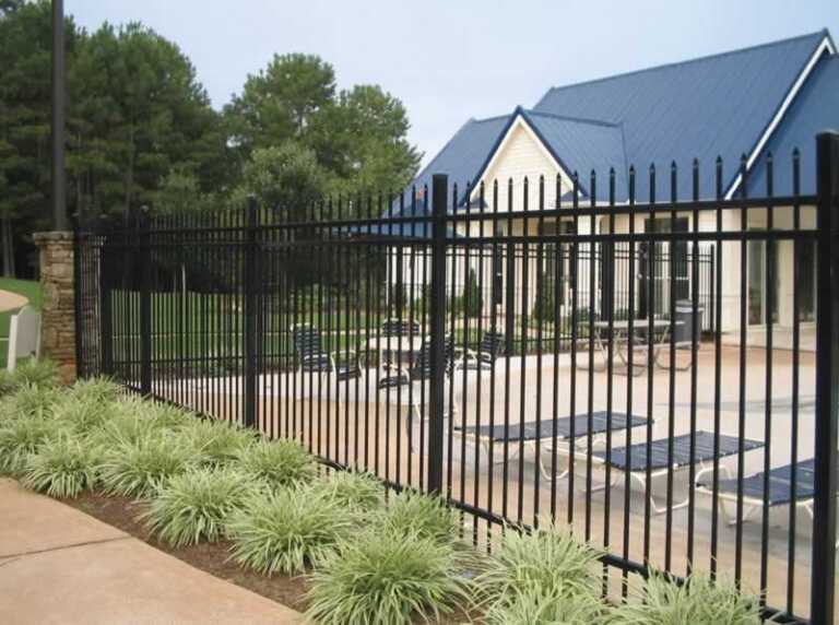 Iron fence