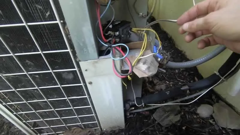 Wires in air conditioner