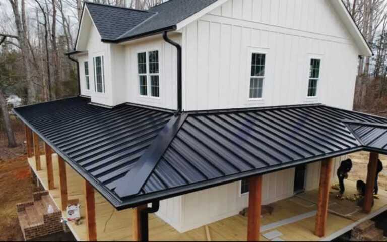 Modern metal roof
