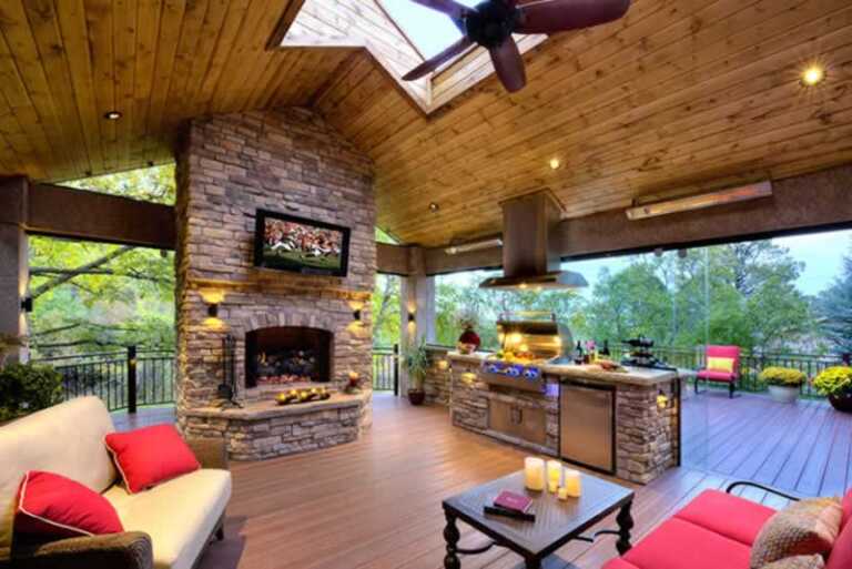 amazing backyard deck