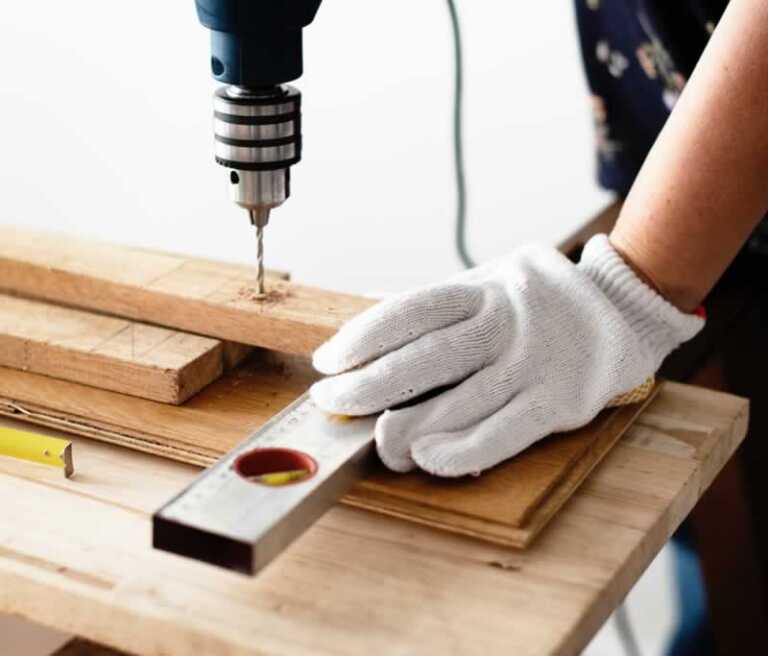 drilling wood