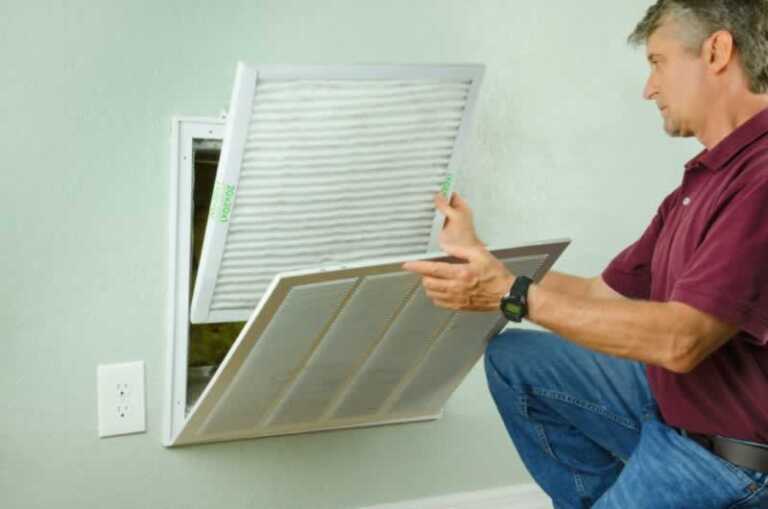 changing air filter