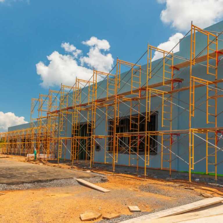 construction of commercial building
