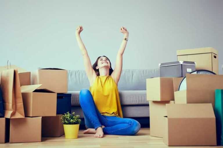 woman done packing
