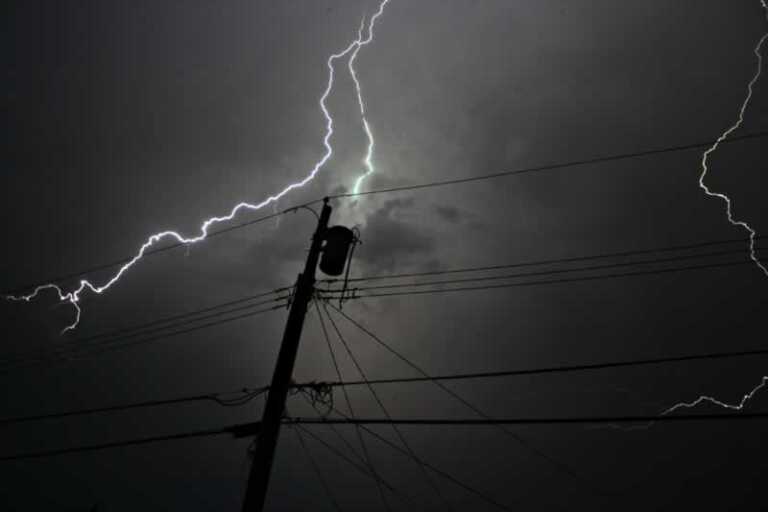 lighting storm