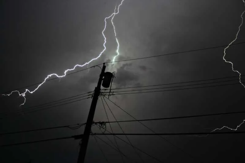 lighting storm