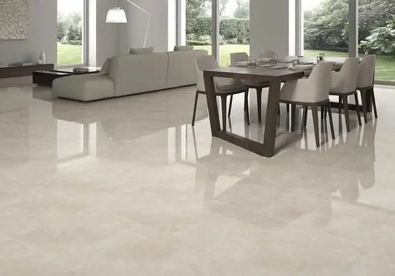 tiles in living room