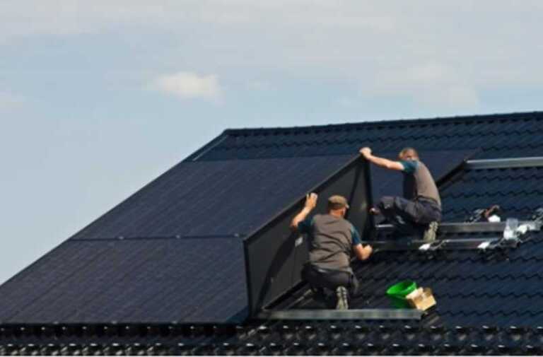 installing solar panels