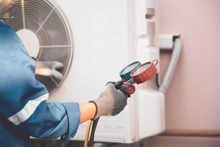 testing HVAC unit