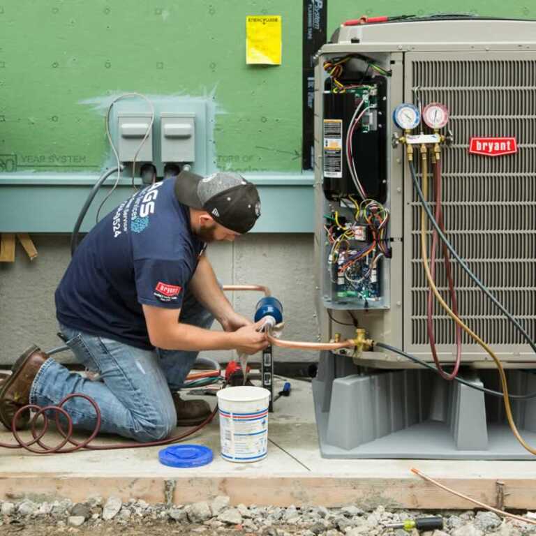 HVAC installing
