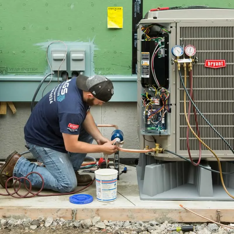 HVAC installing