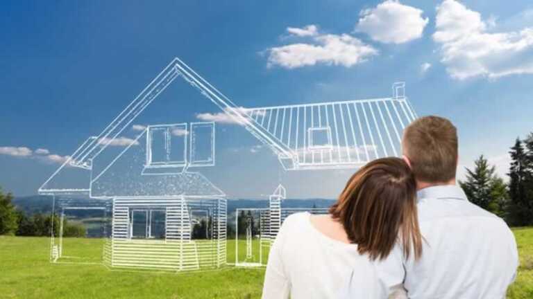 couple buying land