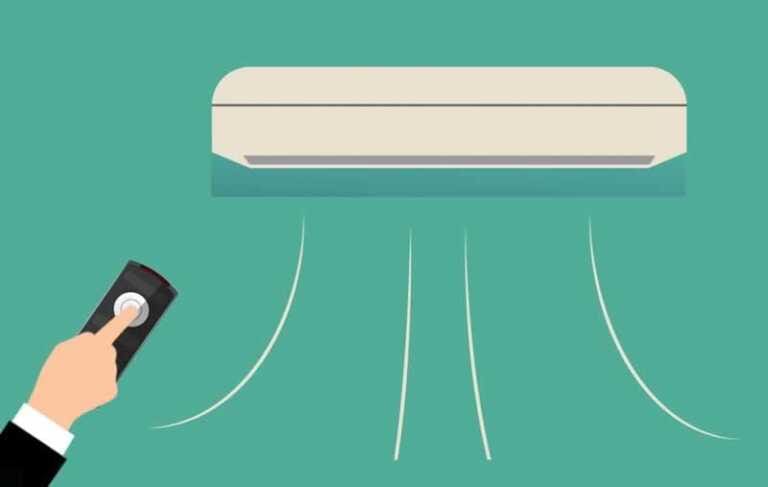 turning on AC with remote