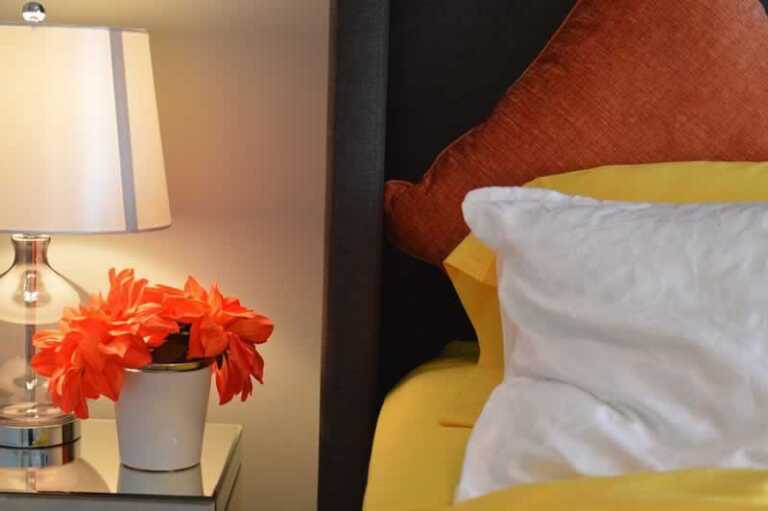 decorated bedroom