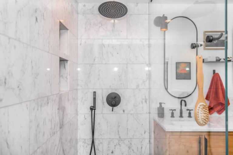 stone pattern bathroom tiles