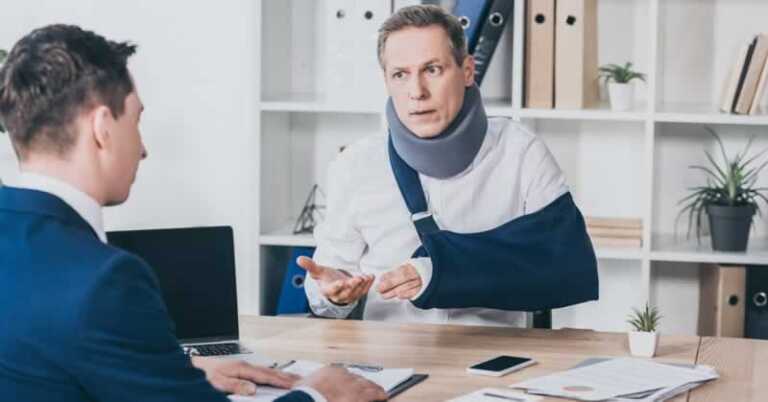injured man