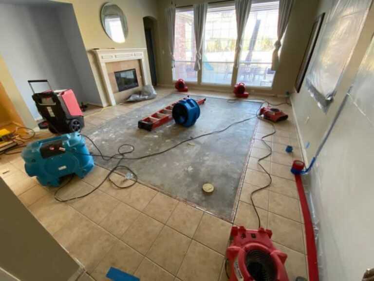 water damage restoration