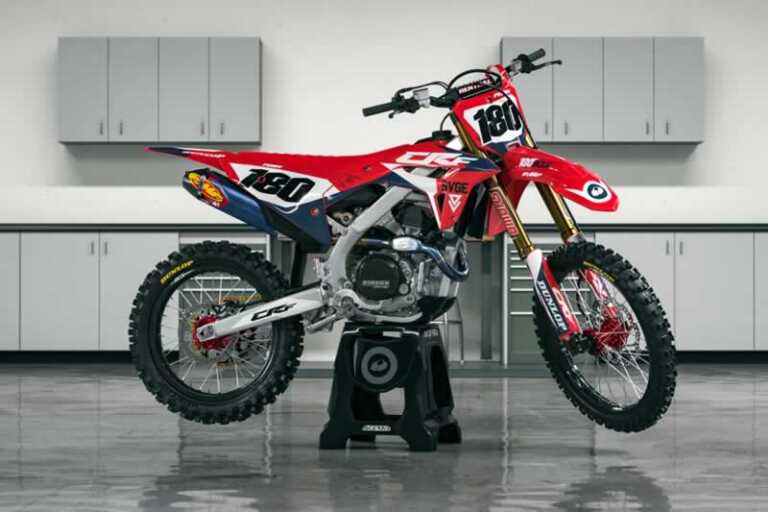 dirtbike with decals