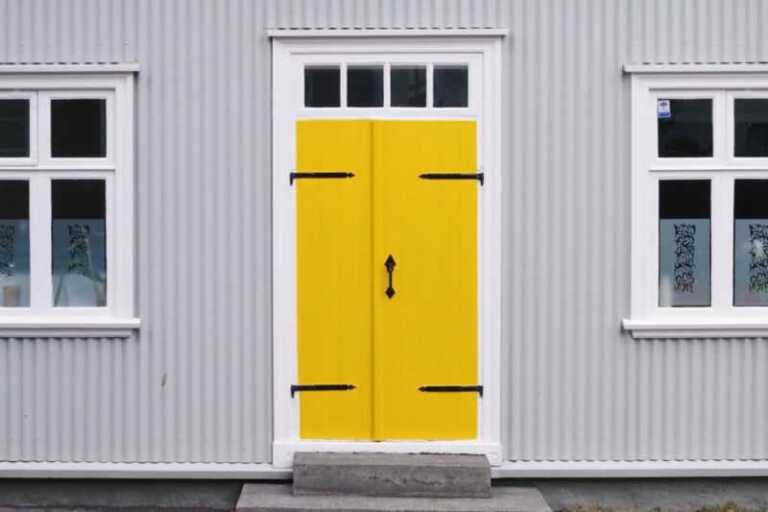 painted front door