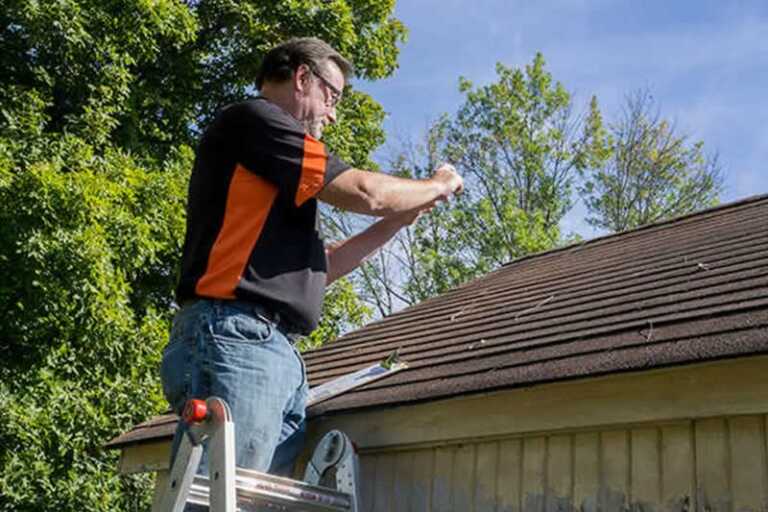 checking the roof