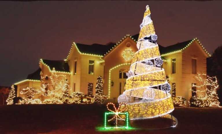 Christmas tree wit el wire