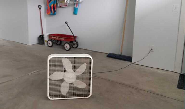 portable garage fan