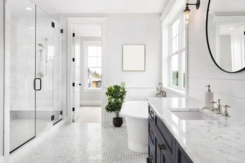 remodeled bathroom