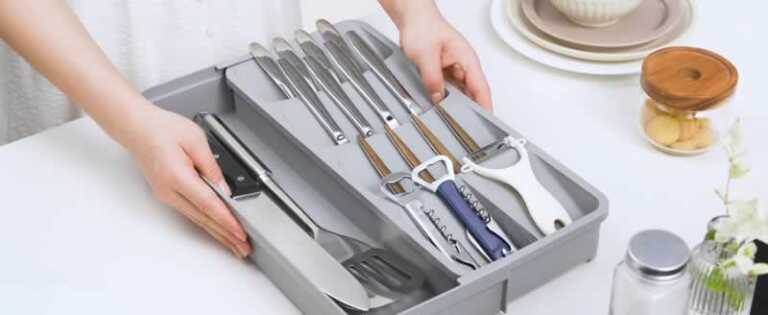 silverware drawer organizer