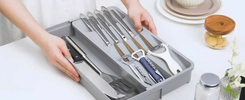 silverware drawer organizer