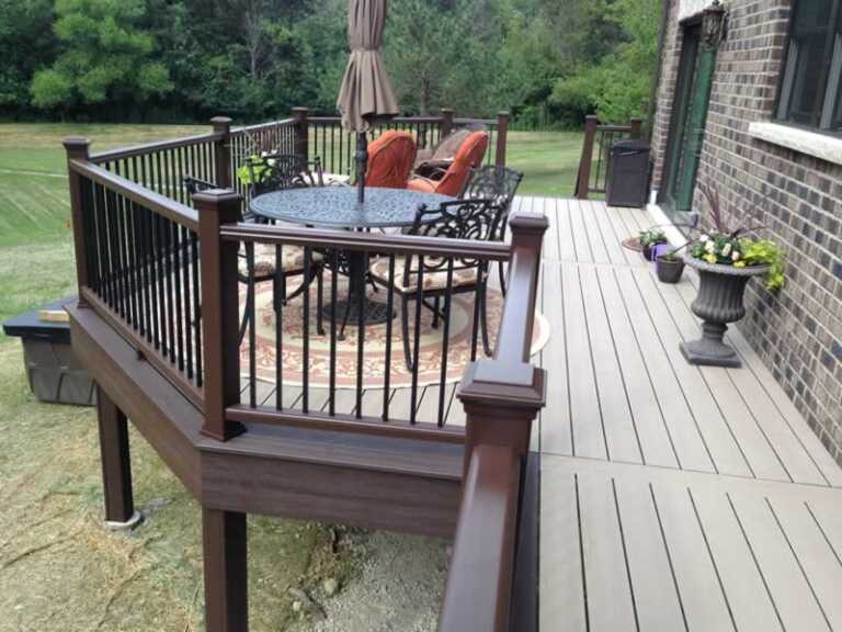 simple elevated deck
