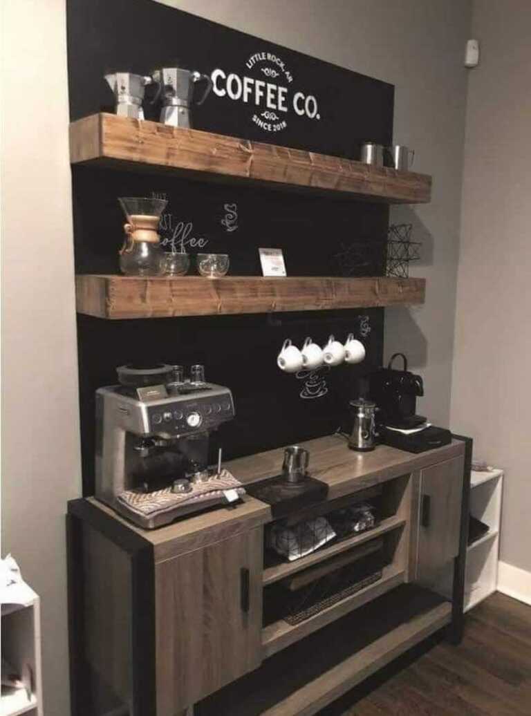 coffee bar table