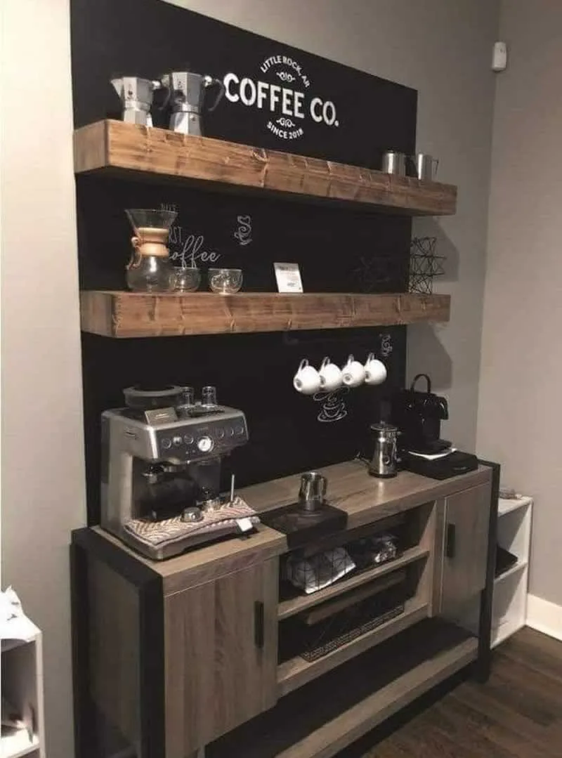 coffee bar table