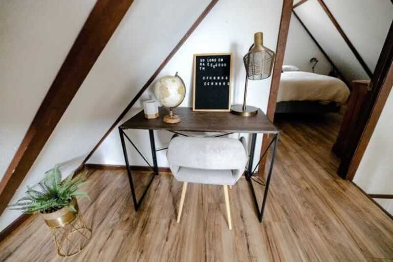 cork floor in loft