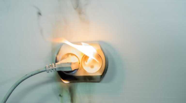 burning outlet