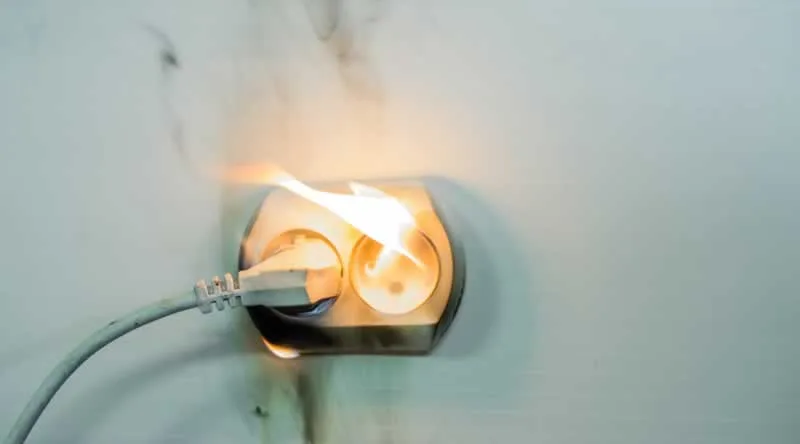 burning outlet