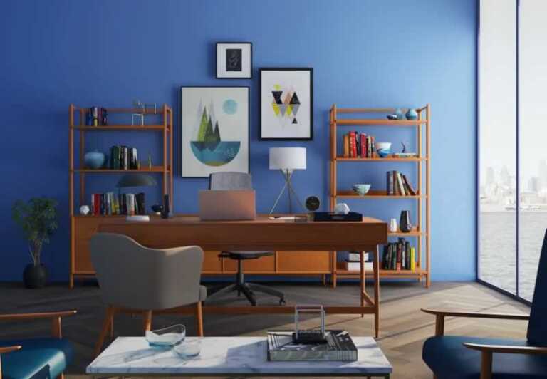 artwork in living room
