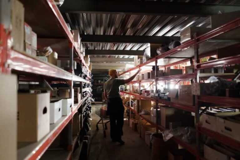 man in the warehouse