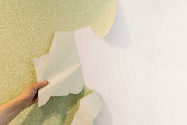 peeling wallpaper