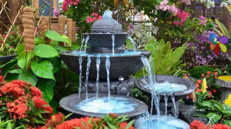 classic outdoor fountain
