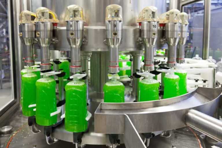 filling bottles