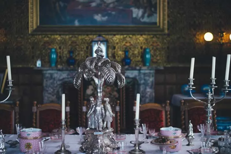 candles on the table