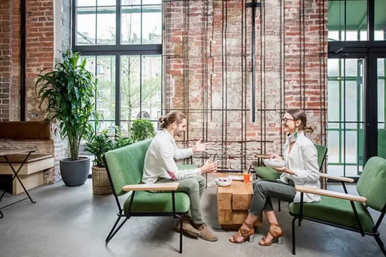 relaxed office
