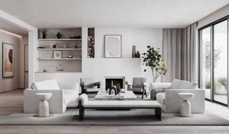 contemporary living room