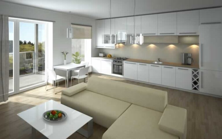 renovated living room