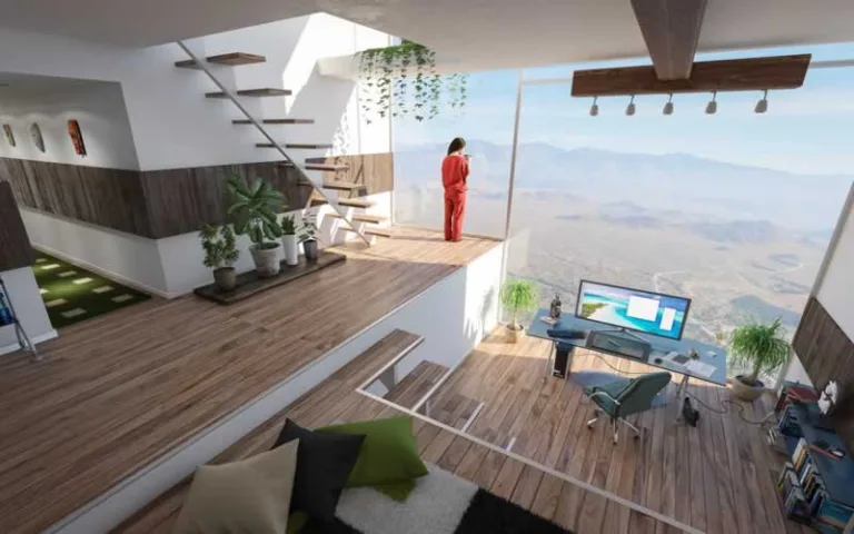stairs in the apartment