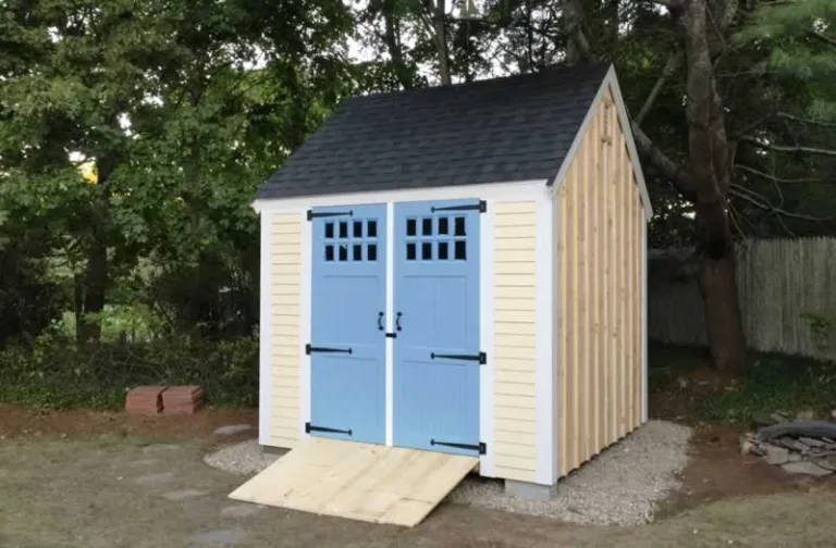shed with gable roof