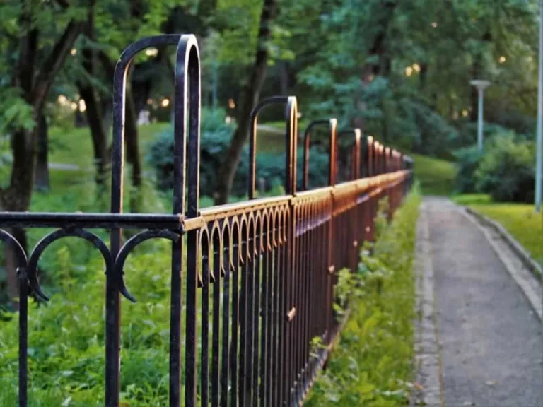 iron fence