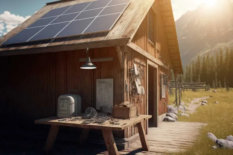 off grid shed