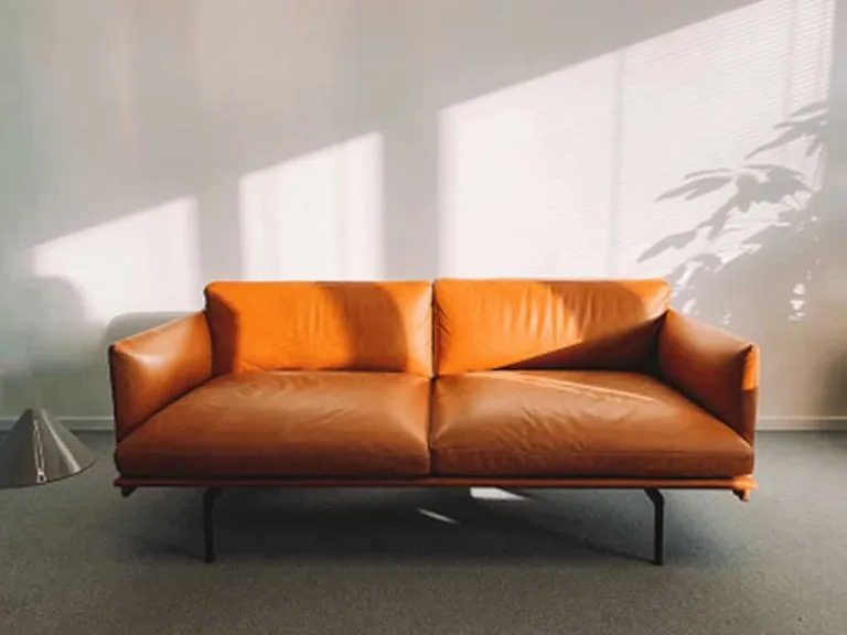 leather sofa
